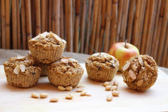 Vločkové muffiny s kakaovými boby