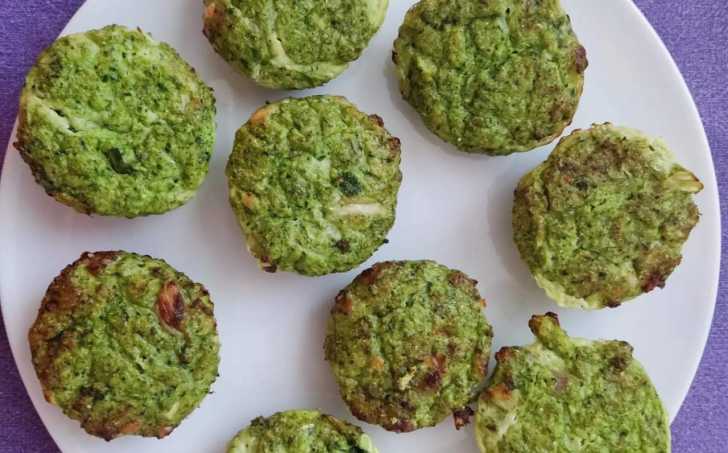 Špenátovo brokolicové muffiny