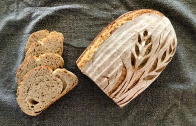 Kvasový chléb typu Šumava