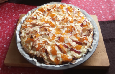 Ovocný koláč s mandlemi - LC