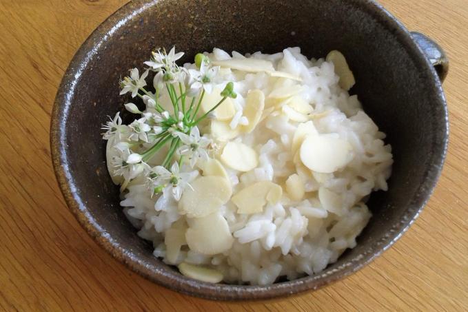 Slaná kokosová rýže