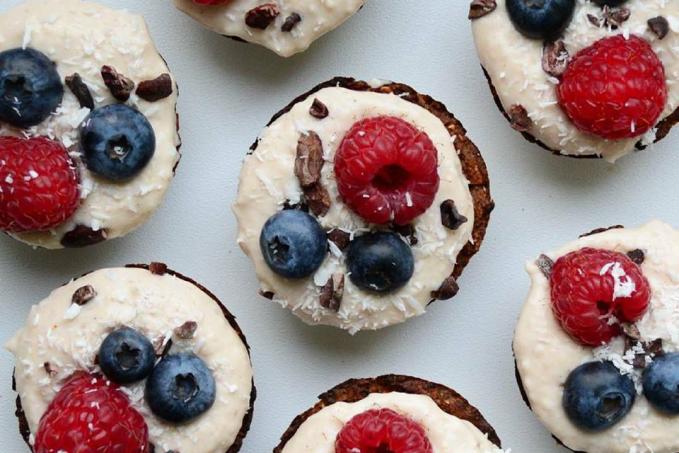 Ovesné košíčky s krémem