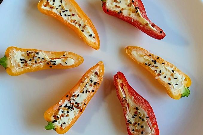 Paprikové lodičky se sýrem