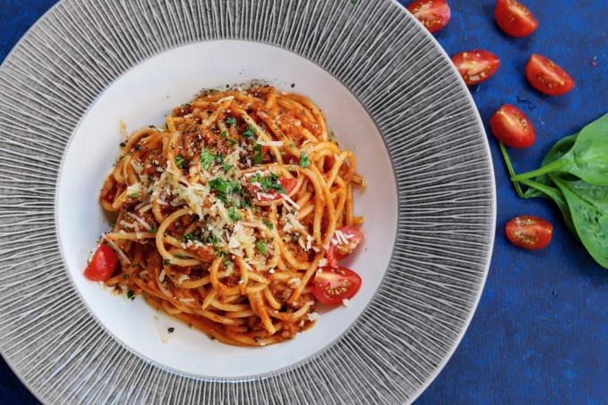 Omáčka z červené čočky, ala Bolognese