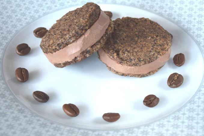 Kávové slepované sušenky